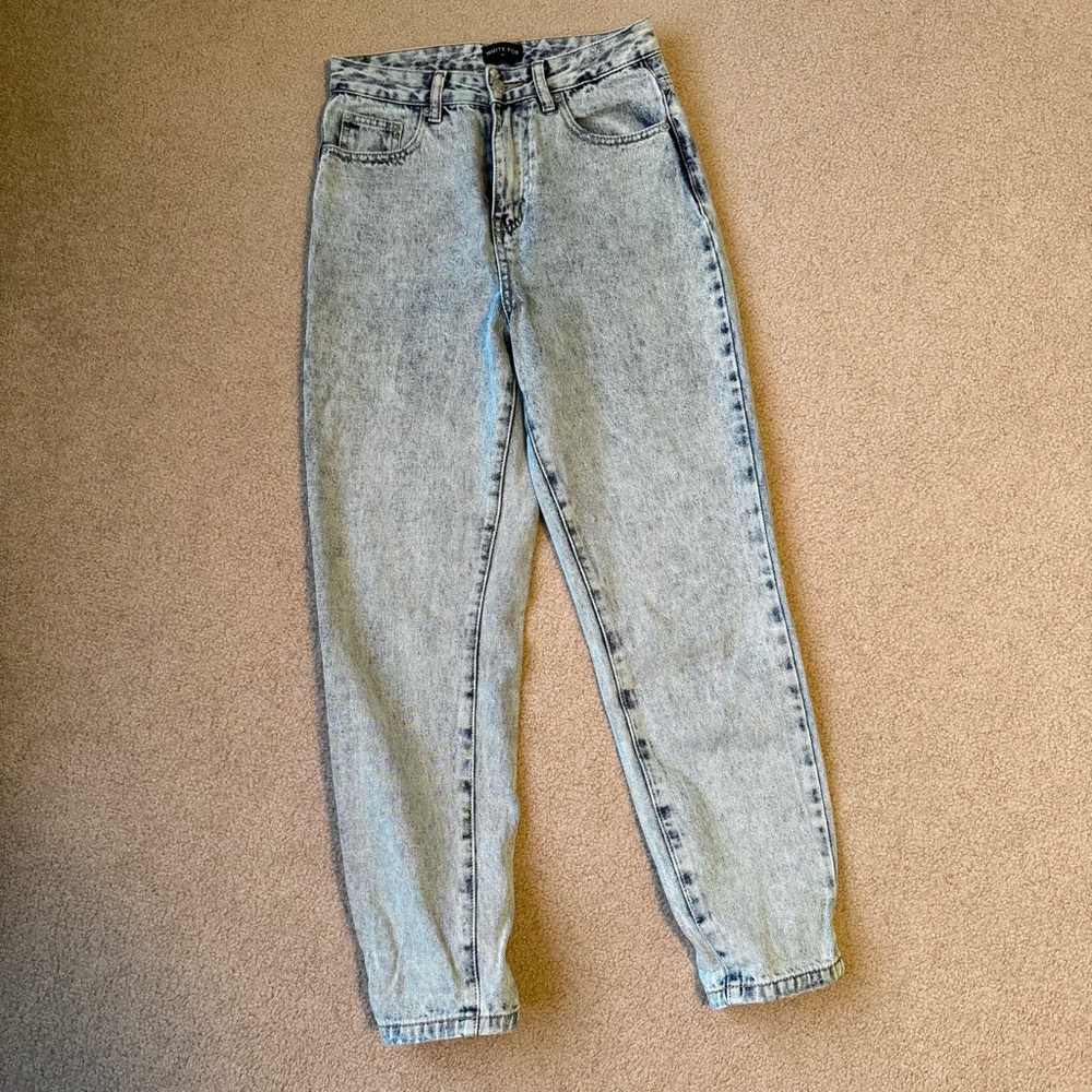 White Fox Boutique High Waisted Mom Jeans